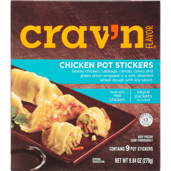 Crav'n Chicken Pot Stickers 9.84 Oz Crav'n Chicken Pot Stickers 9.84 Oz