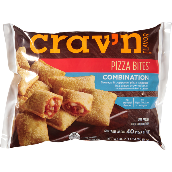 Crav'n Combination Pizza Bites 40 Each 20 Oz