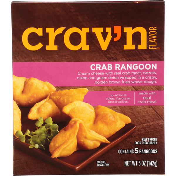 Crav'n Crab Rangoon Five Each 5 Oz