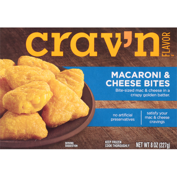 Crav'n Macaroni & Cheese Bites 8 Oz