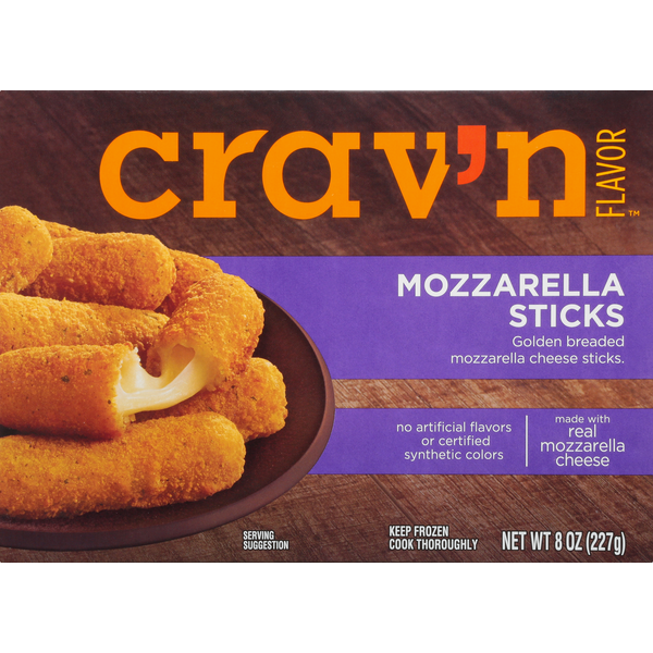 Crav'n Mozzarella Sticks 8 Oz
