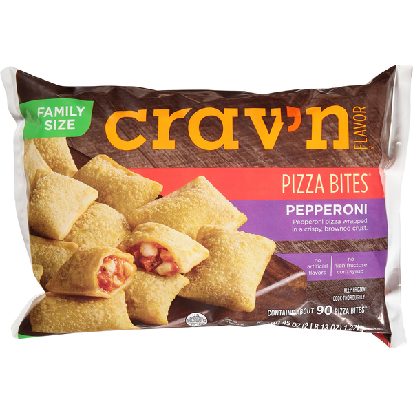Crav'n Pepperoni Pizza Bites 90 Each 45 Oz