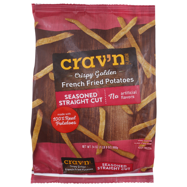 Crav'n Straight Cut French Fries 24 Oz