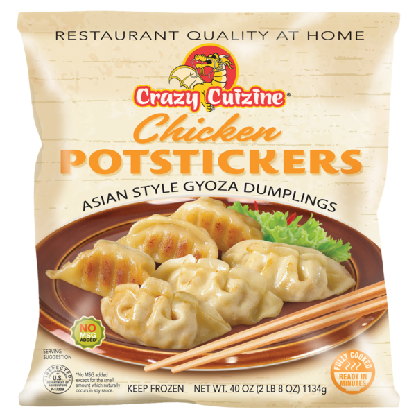 Crazy Cuizine Chicken Potstickers 40 Oz Crazy Cuizine Chicken Potstickers 40 Oz