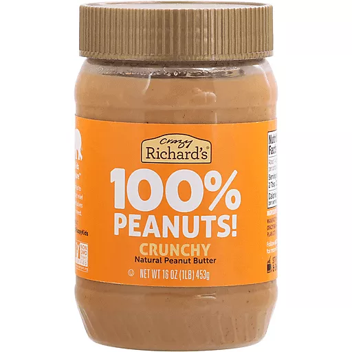 Crazy Richards 100% Peanuts Crunchy 16 Oz Crazy Richards 100% Peanuts Crunchy 16 Oz
