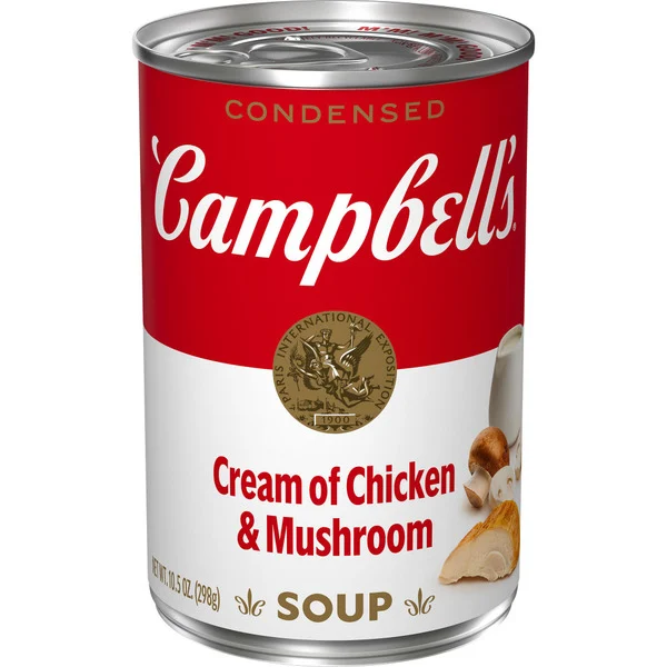 Campbell's Cream Of Chicken Mushroom Soup 10.5 Oz