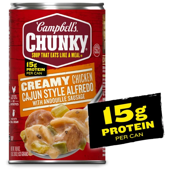 Campbell's Creamy Chicken Cajun Style Alfredo 18.8 Oz