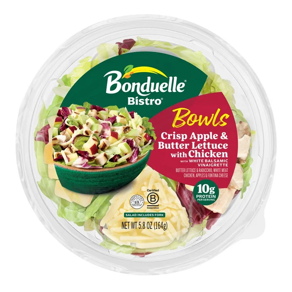  Bonduelle Bistro Crisp Apple Butter Lettuce Chicken Bowl 5.8 Oz