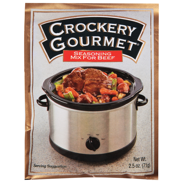 Crockery Gourmet Beef Seasoning Mix 2.5 Oz