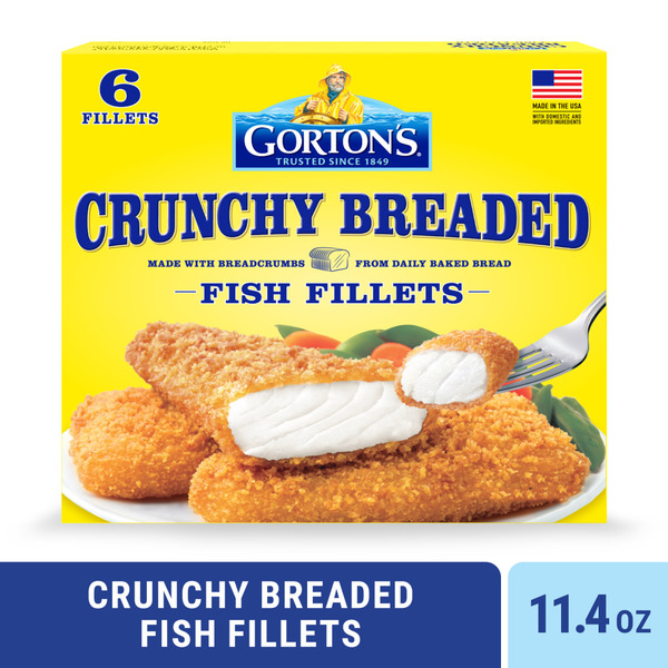 Gorton's Crunchy Breaded Fish Fillets 11.4 Oz