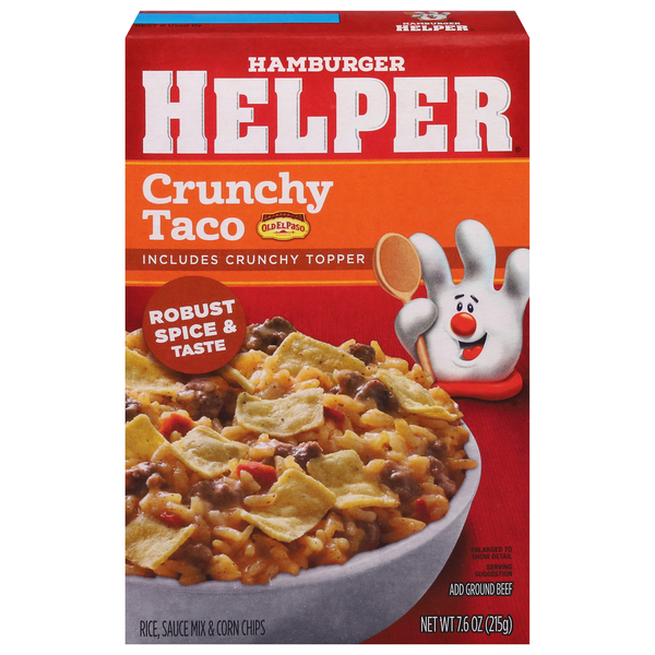 Hamburger Helper Crunchy Taco 7.6 Oz Hamburger Helper Crunchy Taco 7.6 Oz