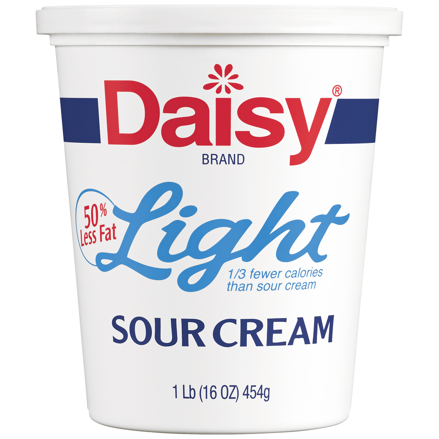 Daisy Light 50% Less Fat Sour Cream 16 Oz