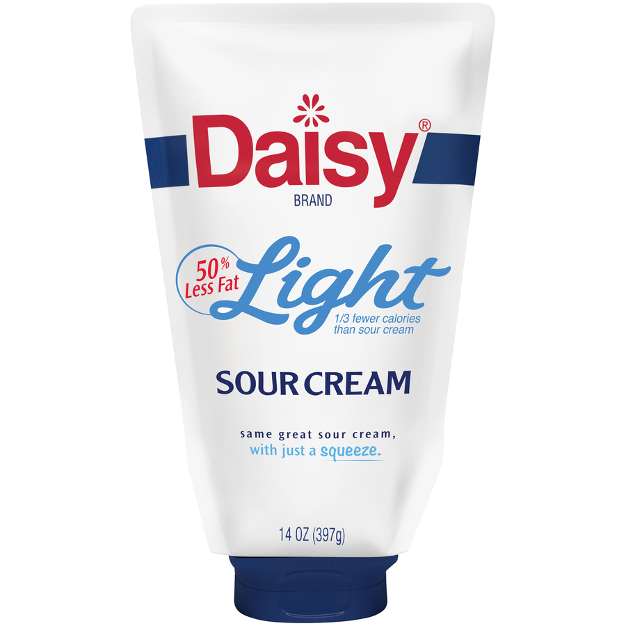 Daisy Light Squeeze Sour Cream Pure And Natural 14 Oz