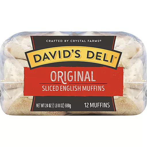 David's Deli Original English Muffins 24 Oz David's Deli Original English Muffins 24 Oz