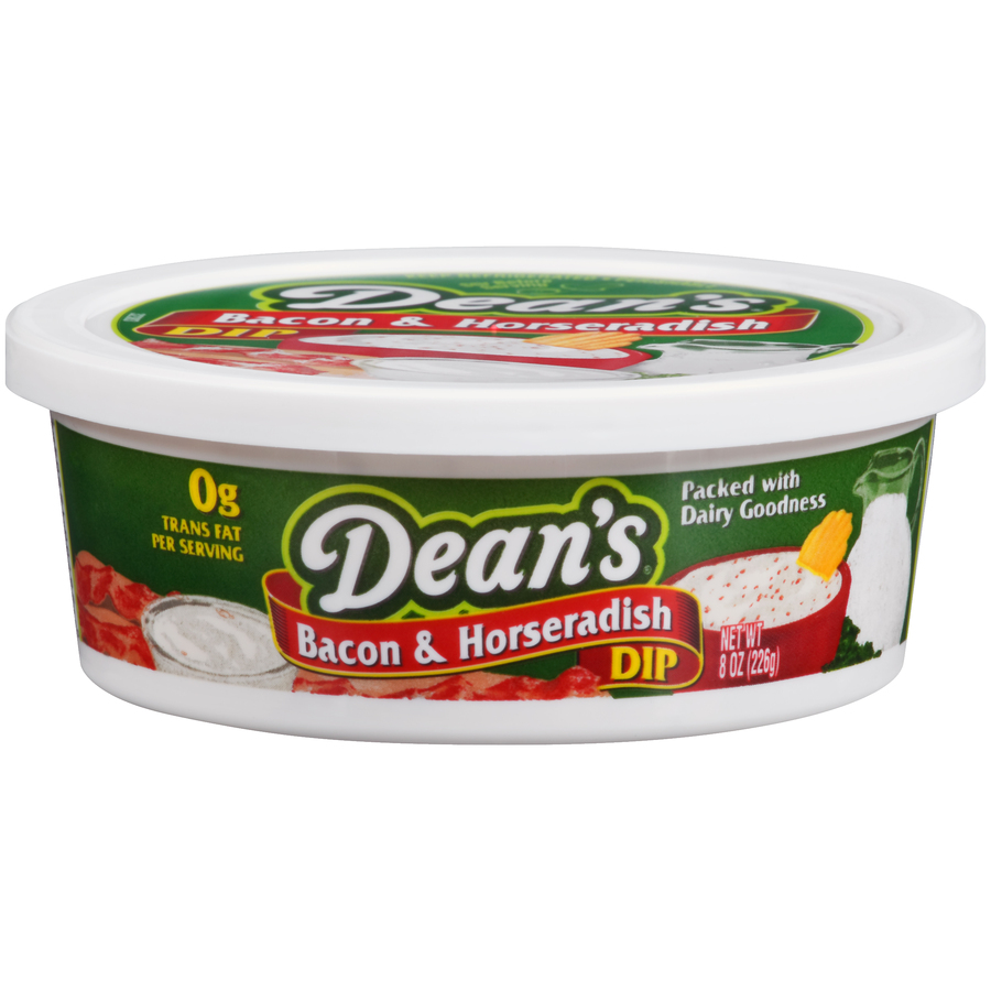 DeansBaconHorseradishDip8Oz DeansBaconHorseradishDip8Oz