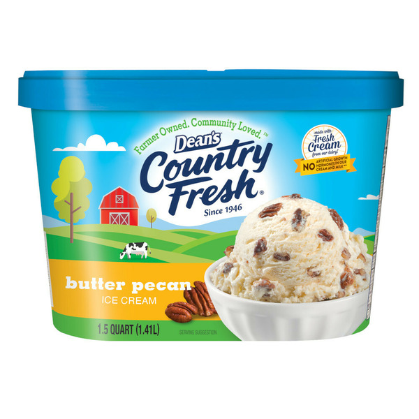 Dean's Country Fresh Butter Pecan Ice Cream 1.5 Quart