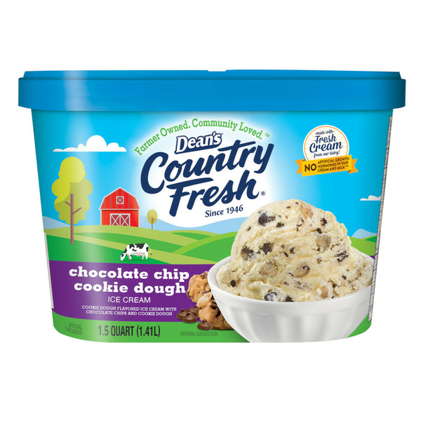 Dean's Chocolate Chip Cookie Dough 1.5 Quart