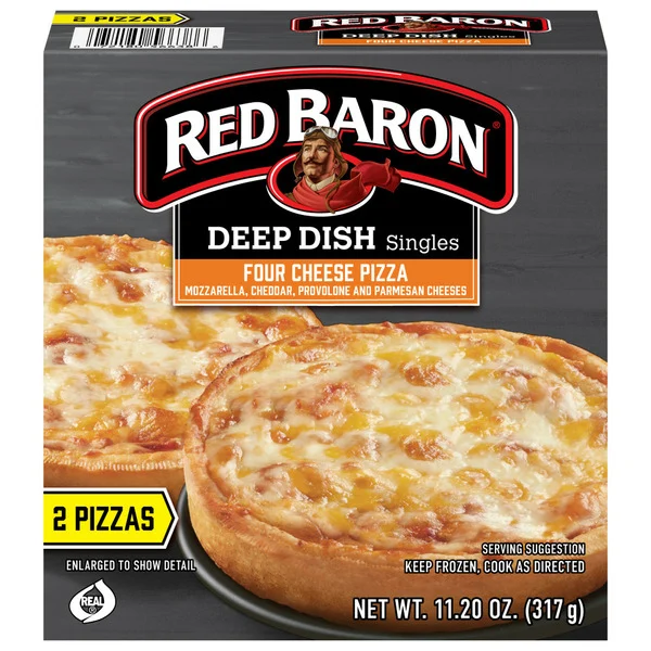 Red Baron Deep Dish Singles Four Cheese