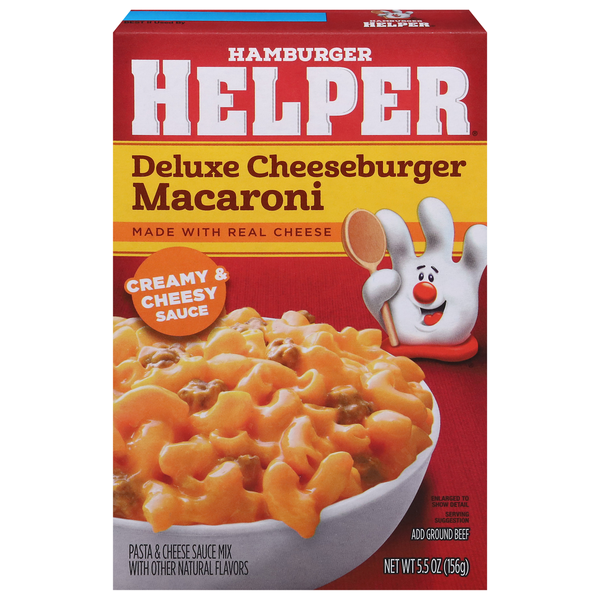 Hamburger Helper Deluxe Cheeseburger Macaroni 5.5 Oz Hamburger Helper Deluxe Cheeseburger Macaroni 5.5 Oz