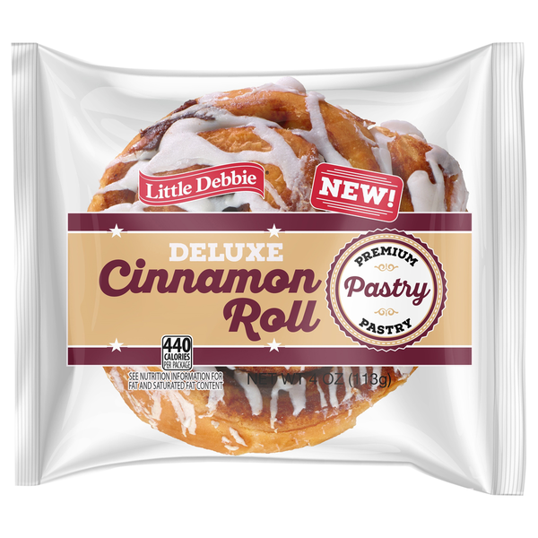 Little Debbie Deluxe Cinnamon Roll 4 Oz