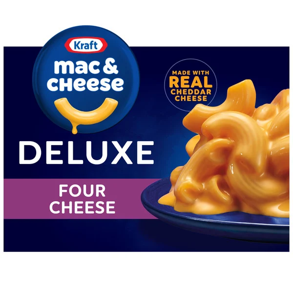 Kraft Deluxe Four Cheese Cheddar 14 Oz Kraft Deluxe Four Cheese Cheddar 14 Oz