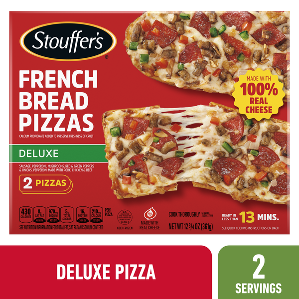 Stouffer's Deluxe French Bread Pizzas 12.75 Oz