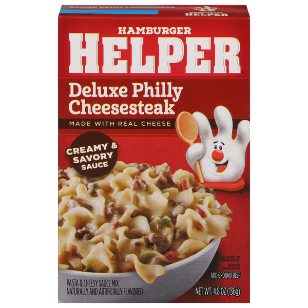 Hamburger Helper Deluxe Philly Cheesesteak 4.8 Oz Hamburger Helper Deluxe Philly Cheesesteak 4.8 Oz