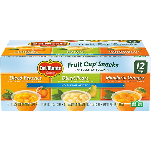 Diced Peaches, Pears & Mandarin Oranges 12 Cups
