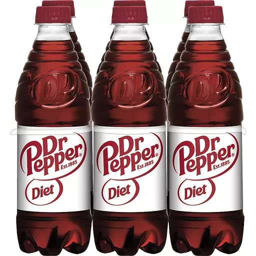 Diet Dr. Pepper Six 16.9 Oz Bottles
