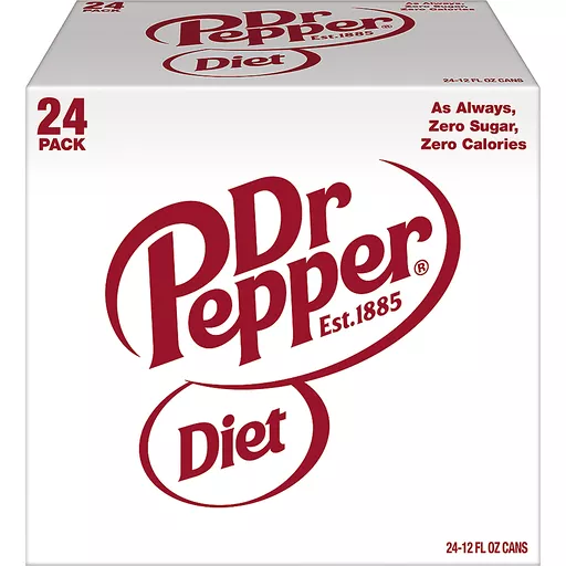 Diet Dr. Pepper Twenty-Four 12 FL Oz Cans