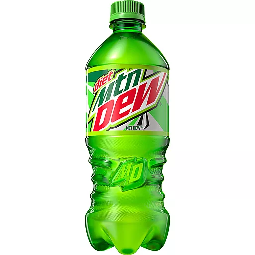 Diet Mountain Dew 20 FL Oz Bottle Diet Mountain Dew 20 FL Oz Bottle