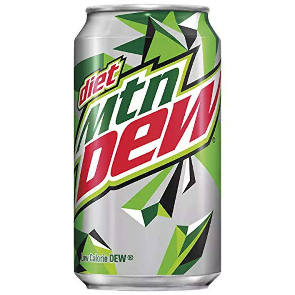 Diet Mountain Dew Can Diet Mountain Dew Can