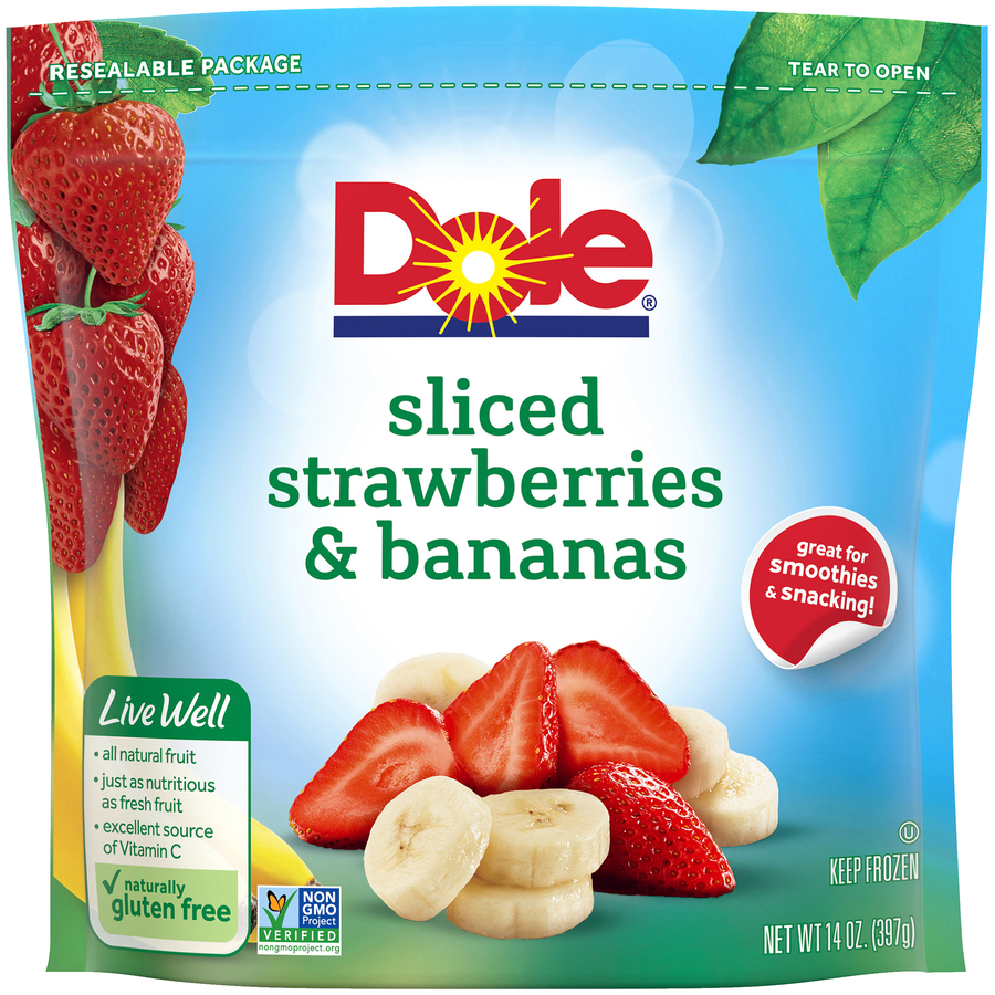 Dole Sliced Strawberries And Bananas 14 Oz Dole Sliced Strawberries And Bananas 14 Oz