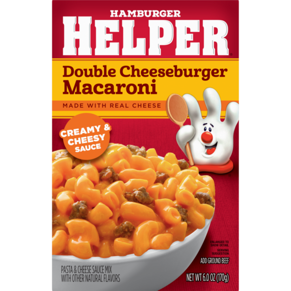 Hamburger Helper Double Cheeseburger Macaroni 6 Oz Hamburger Helper Double Cheeseburger Macaroni 6 Oz