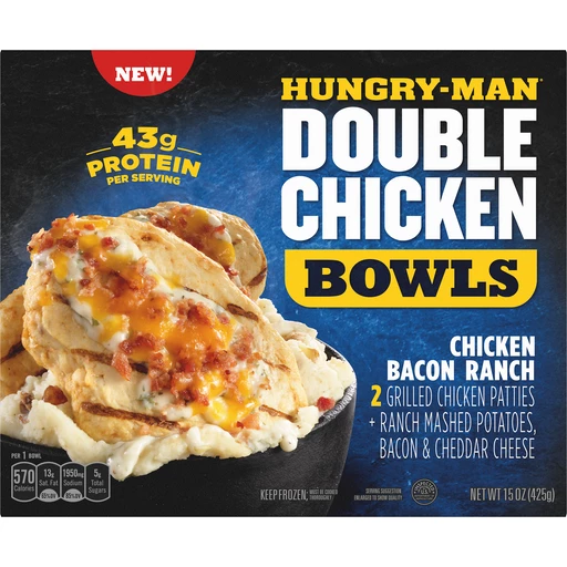 DoubleChickenBowlChickenBaconRanch15Oz DoubleChickenBowlChickenBaconRanch15Oz