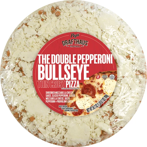 DoublePepperoniBullseyeThinCrustPizza24.7Oz