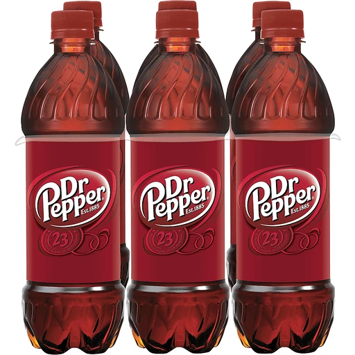 Dr. Pepper Six 12 FL Oz Bottles