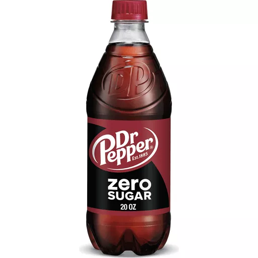 Dr. Pepper Zero Sugar Twenty Ounce Bottle