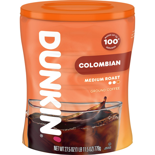 Dunkin' Colombian Medium Roast Ground 27.5 Oz
