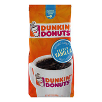 coffee dunkin donuts ground oz vanilla french