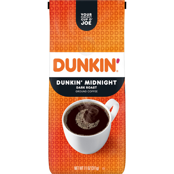 Dunkin' Midnight Dark Roast Ground 11 Oz