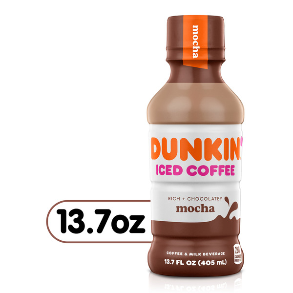 Dunkin' Mocha Iced Coffee 13.7 FL Oz
