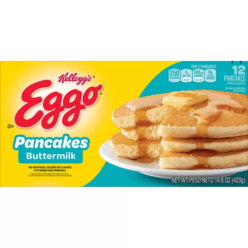 Eggo Buttermilk Pancakes 12 Each 14.8 Oz Eggo Buttermilk Pancakes 12 Each 14.8 Oz