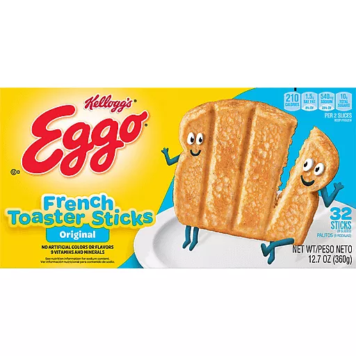 Eggo French Toaster Sticks Original 32 Sticks 12.7 Oz Eggo French Toaster Sticks Original 32 Sticks 12.7 Oz