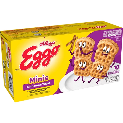 Eggo Minis Cinnamon Toast 10.75 Oz Eggo Minis Cinnamon Toast 10.75 Oz