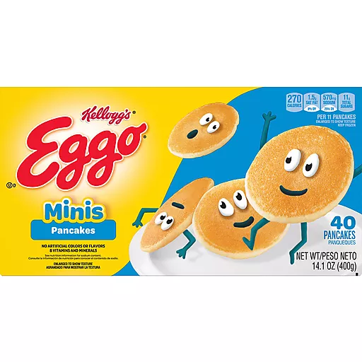 Eggo Minis Pancakes 40 Each 14.1 Oz Eggo Minis Pancakes 40 Each 14.1 Oz