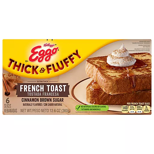 Eggo Thick And Fluffy French Toast Six Each 12.6Oz.webp  Eggo Thick And Fluffy French Toast Six Each 12.6Oz.webp