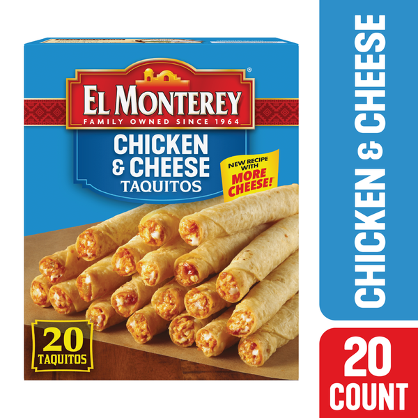 El Monterey Chicken & Cheese Taquitos 20 Each