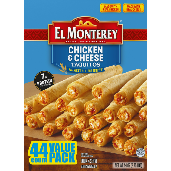 El Monterey Chicken & Cheese Taquitos 44 Each