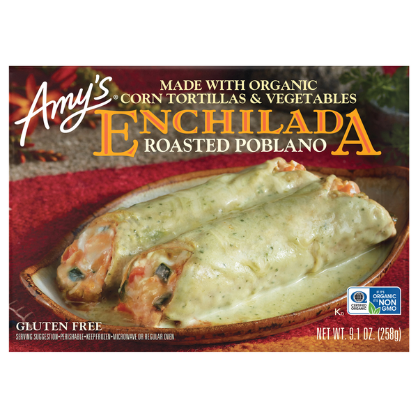 Amy's Organic Enchilada Roasted Poblano 9.1 Oz